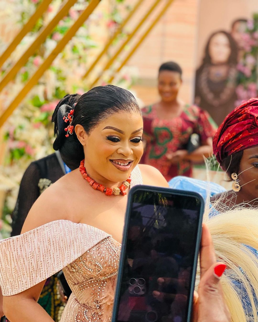 Here's your first look at Nkiru Sylvanus’ star-studded traditional marriage 