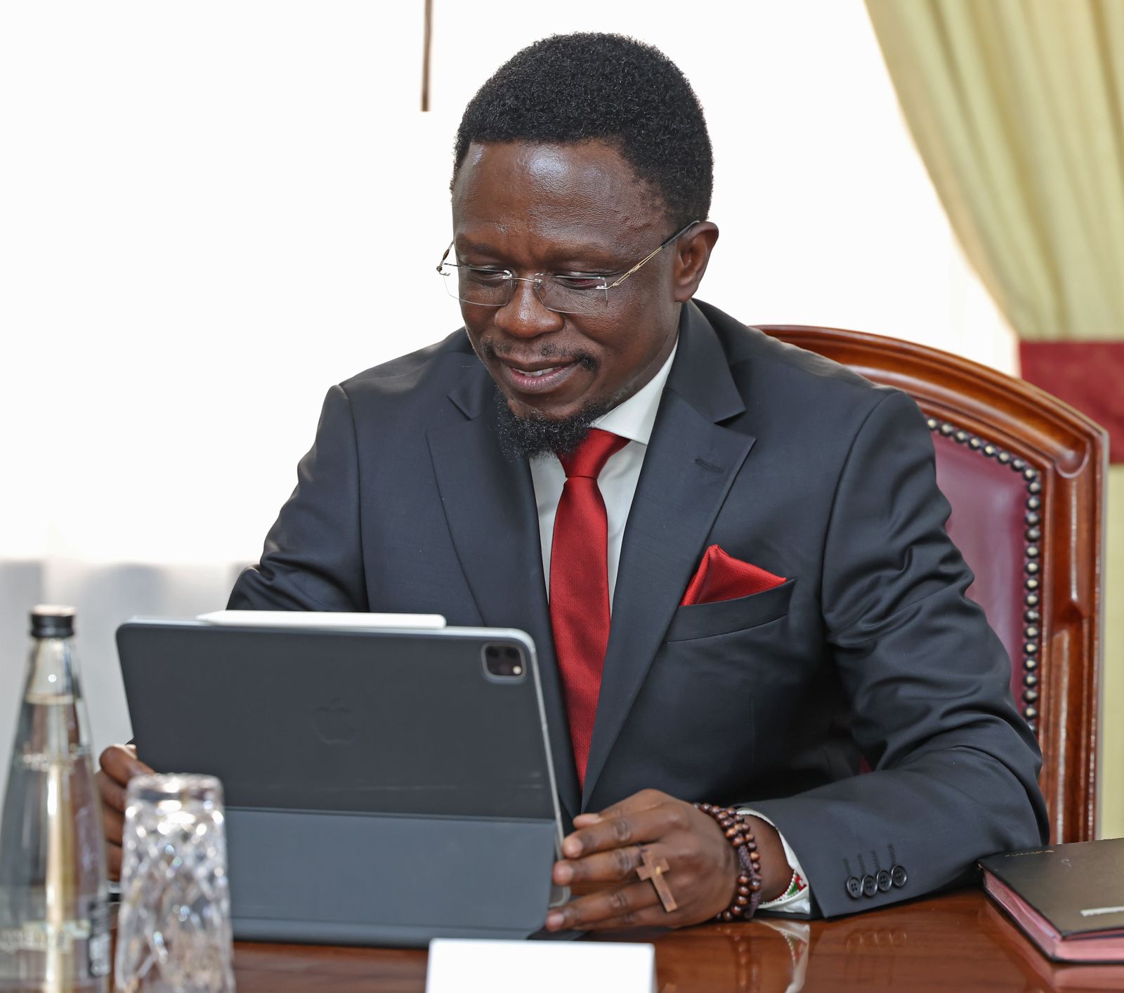 CS Ababu Namwamba during a Cabinet meeting at State House on July 18, 2023