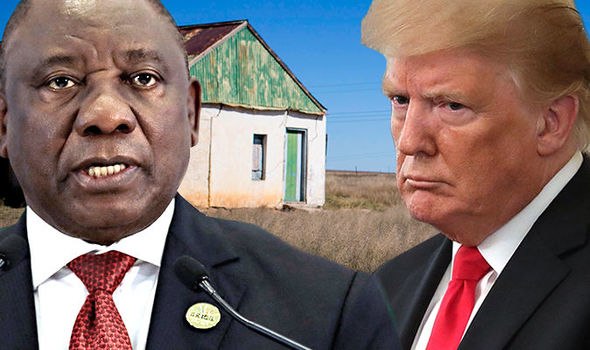 Relations between Pretoria and Washington have been tense spanning a range of issues from white farmers' disputes to escalating trade tensions