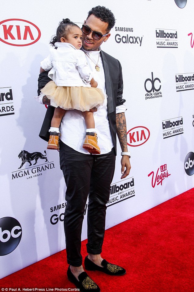 Chris Brown Pop Star Bans Smoking Groupies As Daughter Joins Him