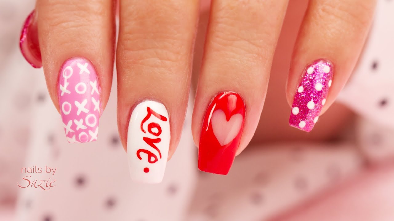 5 Cute Valentine's Day Nail Art Ideas! 
