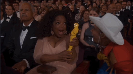 Najlepsze oscarowe reakcje: Oprah Winfrey