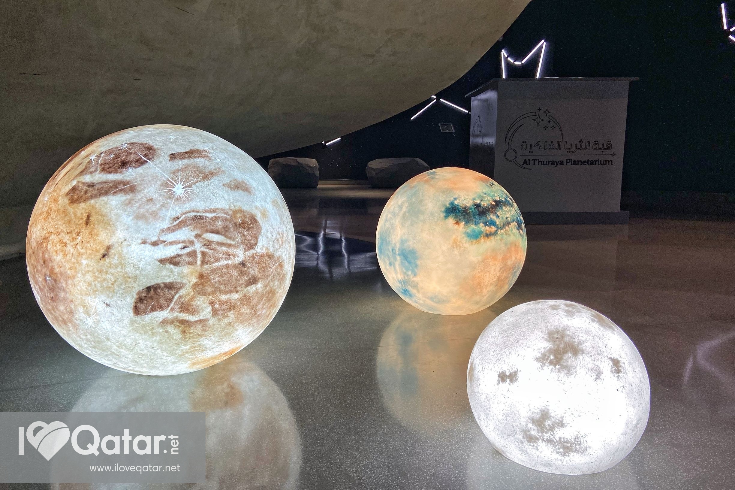 Planet models Al Thuraya planeterium