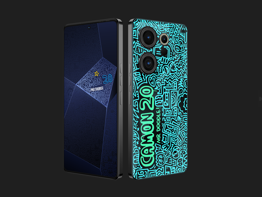 TECNO launches CAMON 20 Series Mr Doodle Edition with world-first back cover
