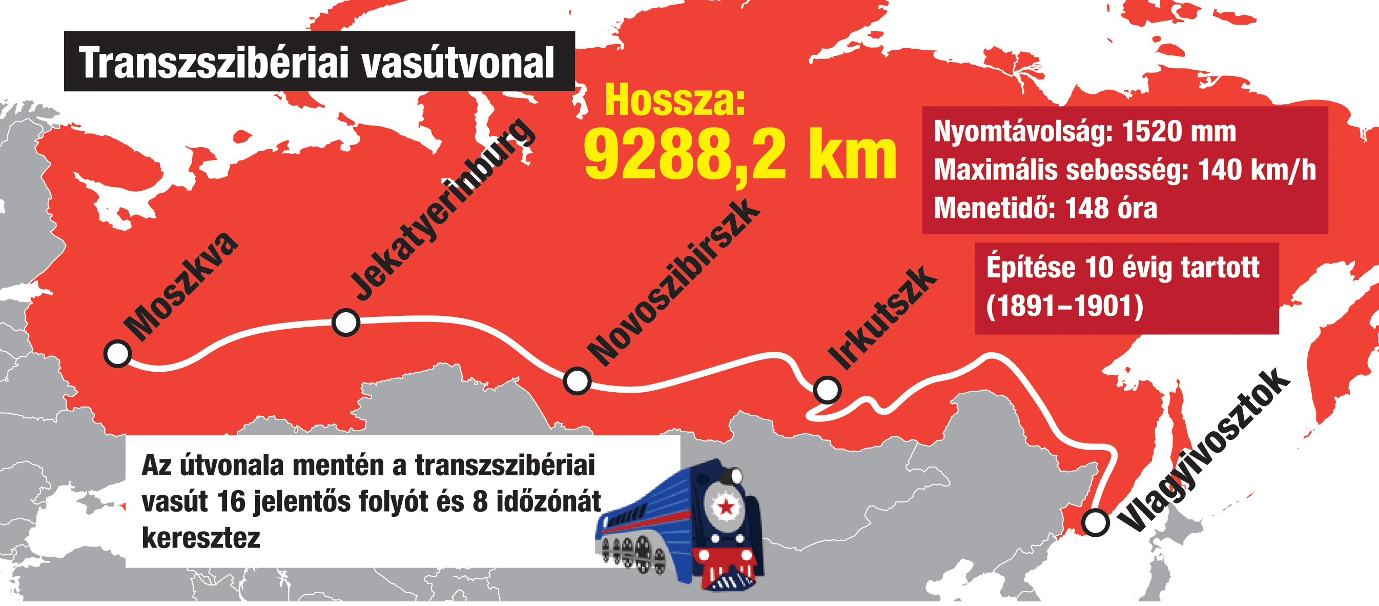 Ötmillió egy luxusút a transzszibériai expresszen: ilyen a kalandos utazás  a világ leghosszabb vasútvonalán – fotók - Blikk