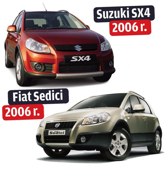 Fiat sedici и suzuki sx4 отличия