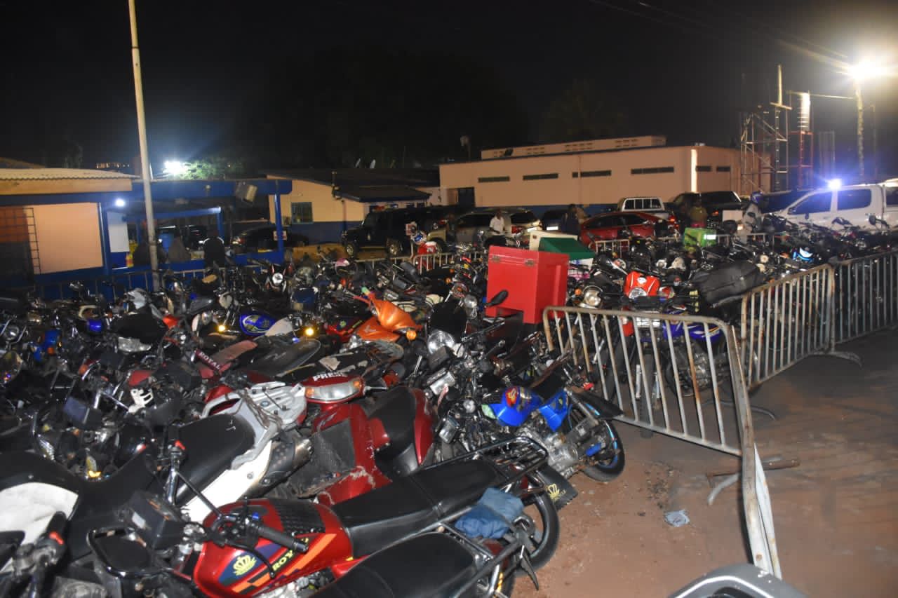 Over 250 motorbike riders arrested in Accra for jumping red light