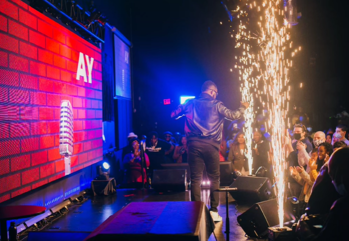 The live audience of 'AY: Spotting the Difference' eats out of the comedian's palms, but the Netflix streaming of the comedy special has found a more critical crowd [Instagram/@aycomedian]