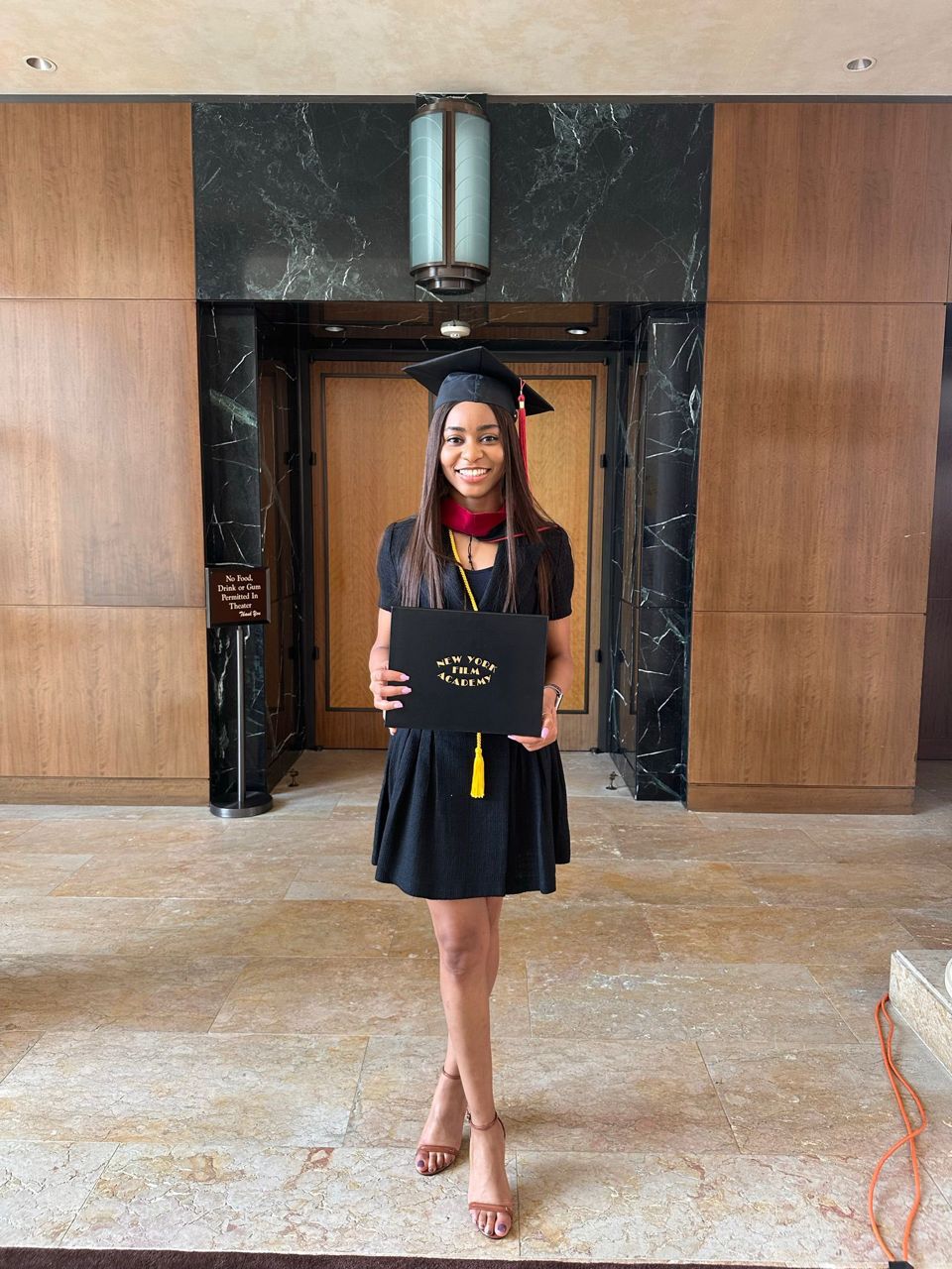 25-year-old Nigerian, Idorenyen Uko graduates with distinction at NYFA