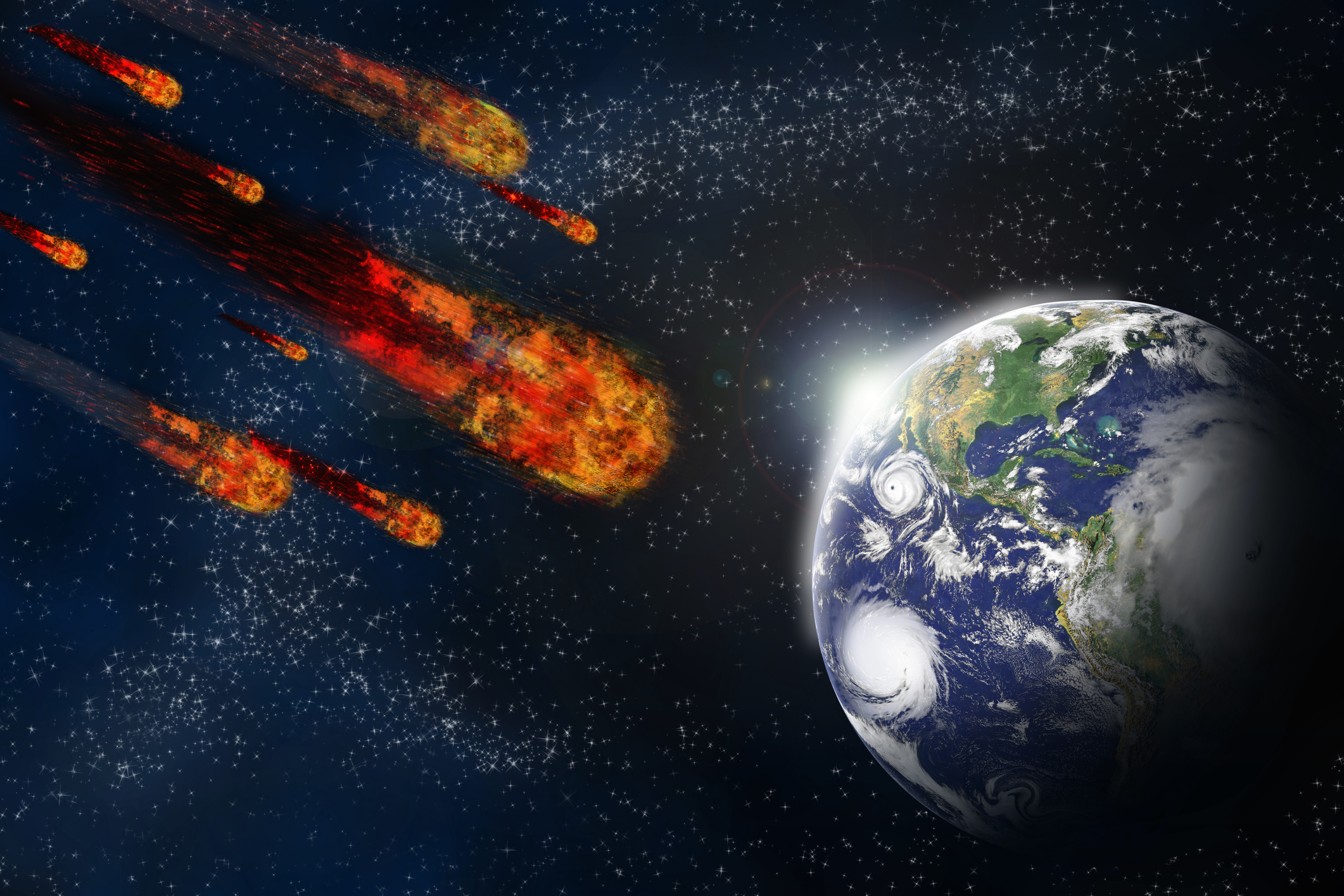 Какая комета приближается к земле. Метеорит на земле. Столкновение метеорита с землей. Космические тела. Метеорит врезается в землю.