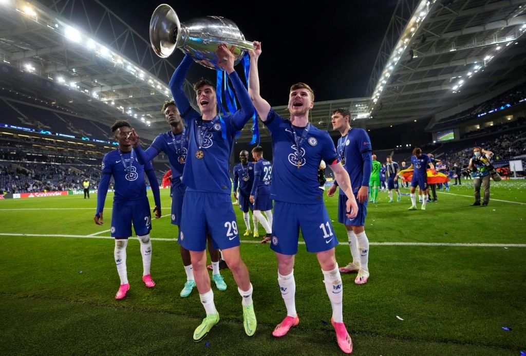 Chelsea' won the 2021 edition of the UEFA Champions League