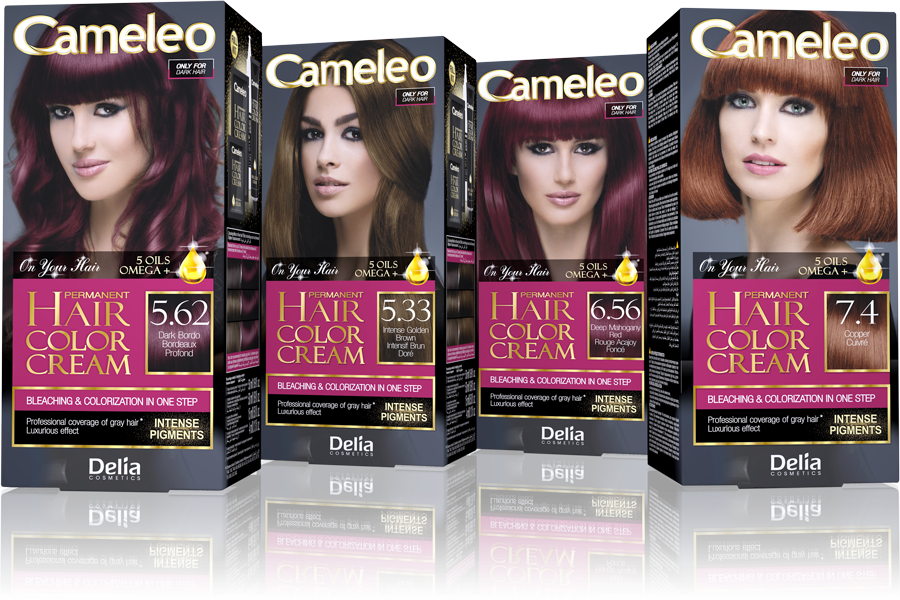 Delia Cameleo Permanent Hair Color Cream: farba do włosów, cena, skład -  Uroda