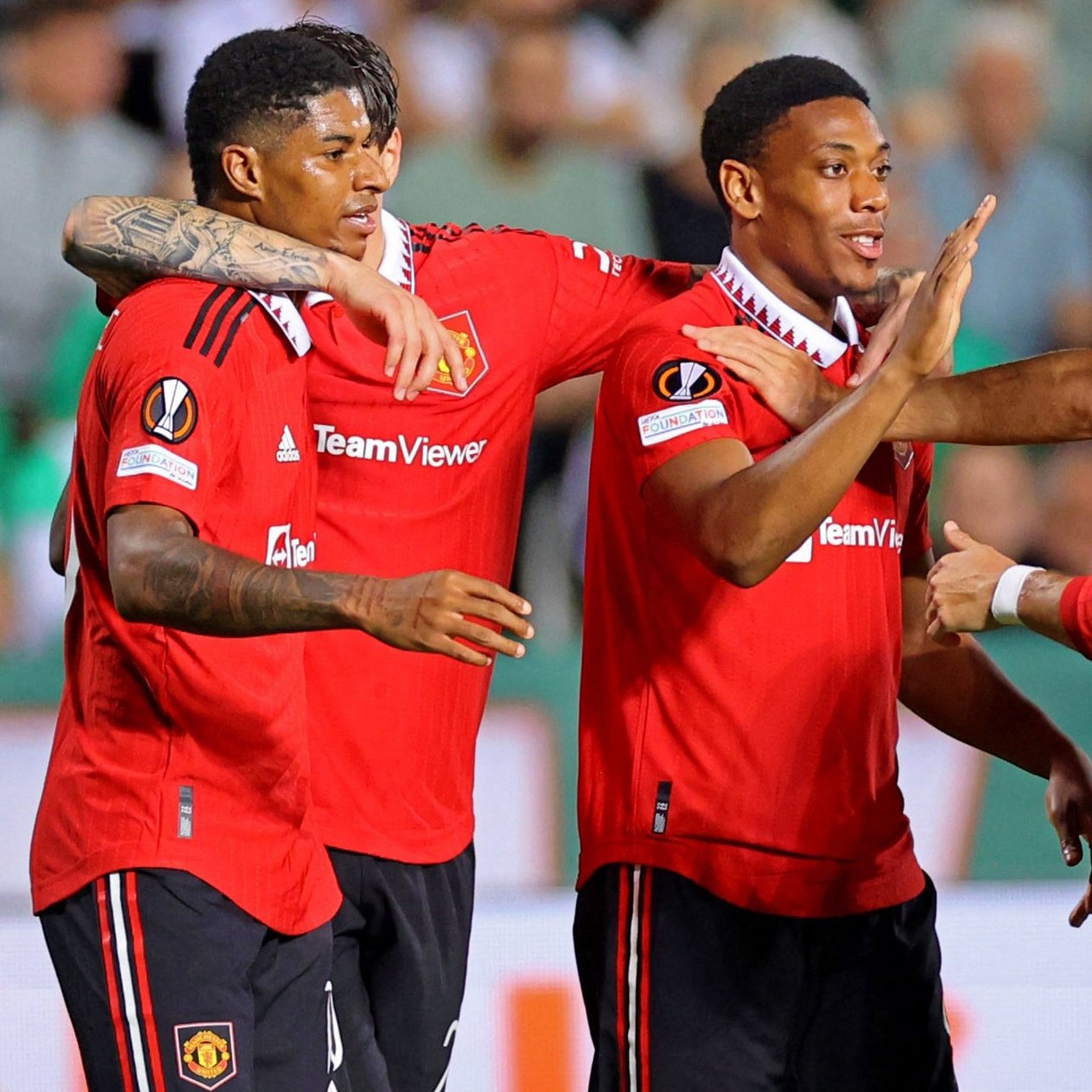 Marcus Rashford and Anthony Martial inspired a comeback for Manchester United against Omonia Nicosia