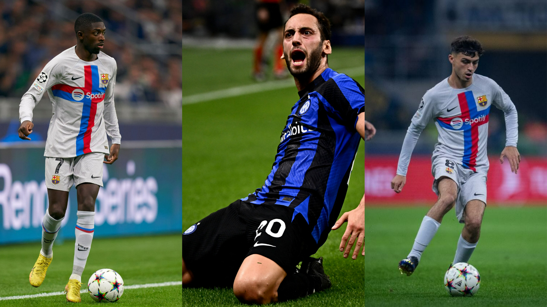 Reactions as Inter Milan shock Barcelona at San Siro