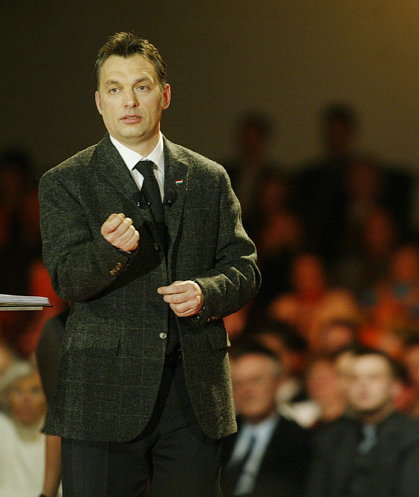 Nyakkendőjével üzent Orbán Viktor - Blikk