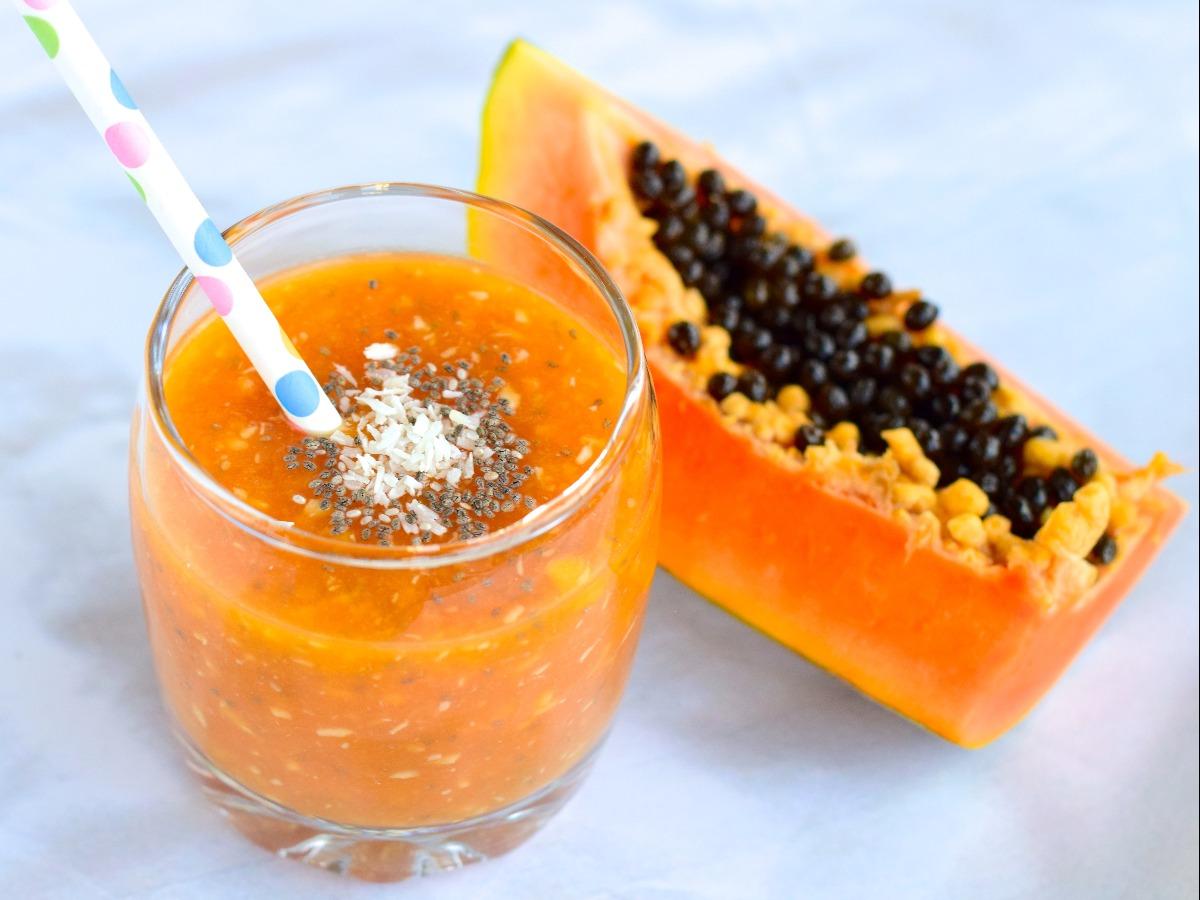 Healthy Juice Powered papaya Smoothie