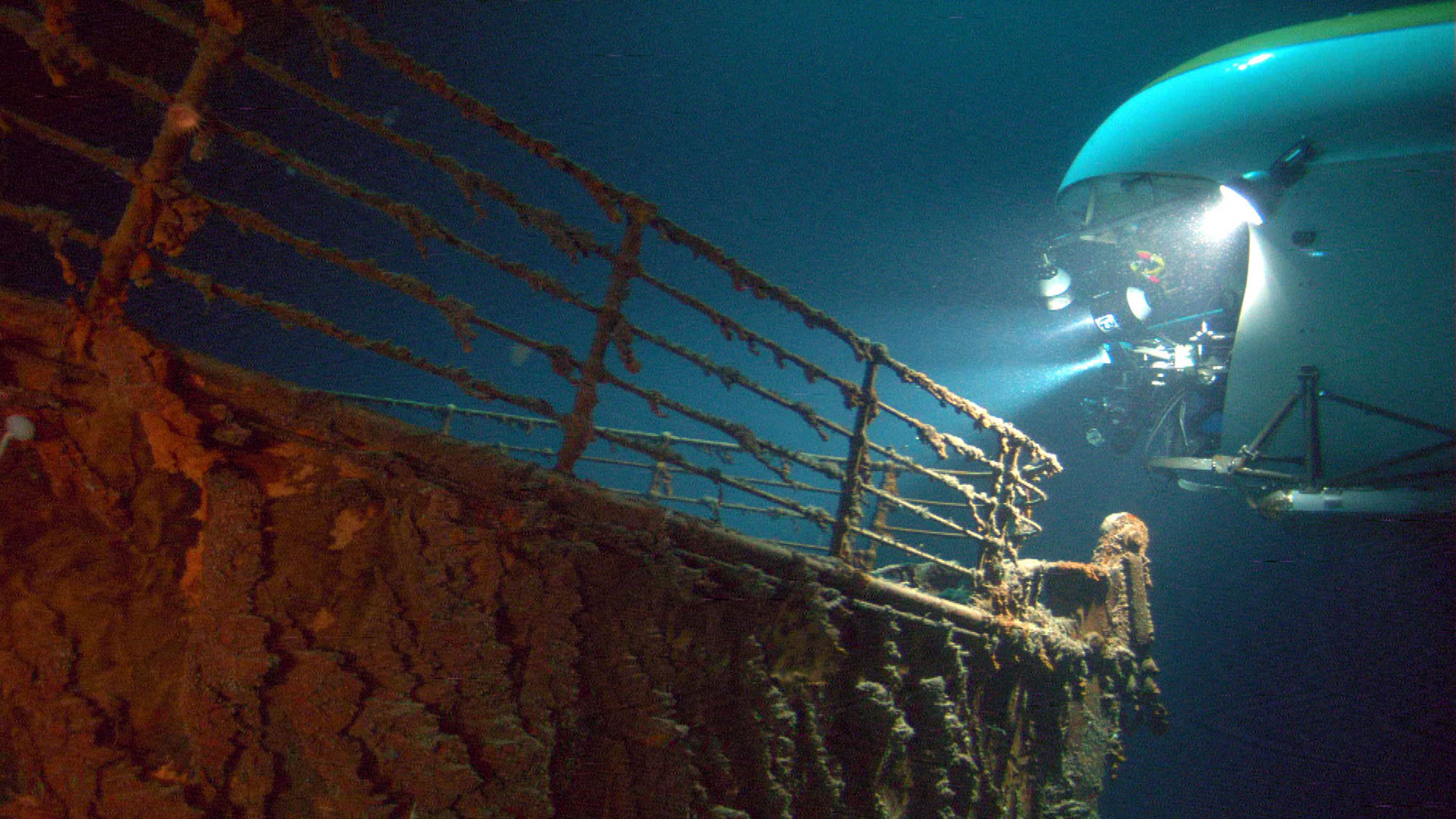 Из воды с глубины 5 м. Титаник 1997 крушение.