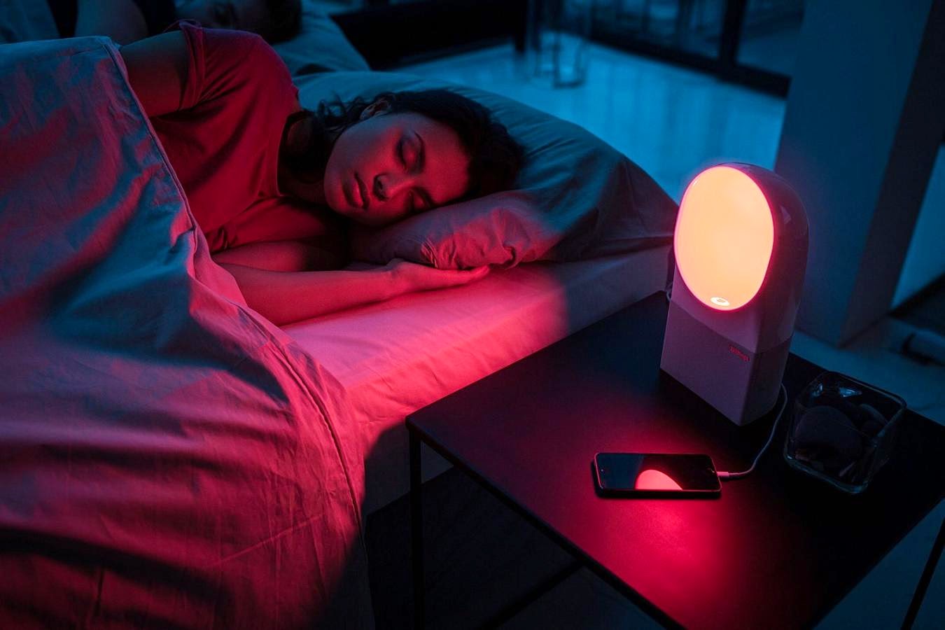 red light lamp for sleep