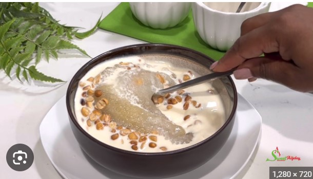 How to make gari pudding