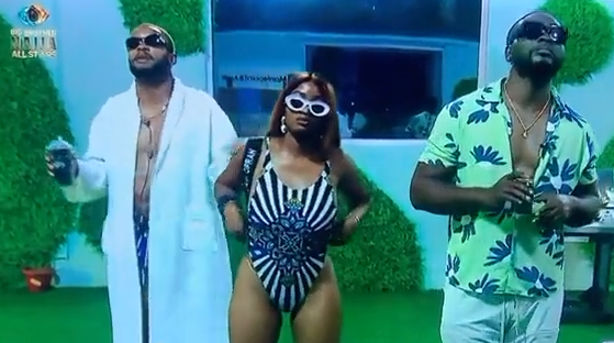 Cross and Pere address love triangle with Kimoprah on 'BBNaija All Stars'