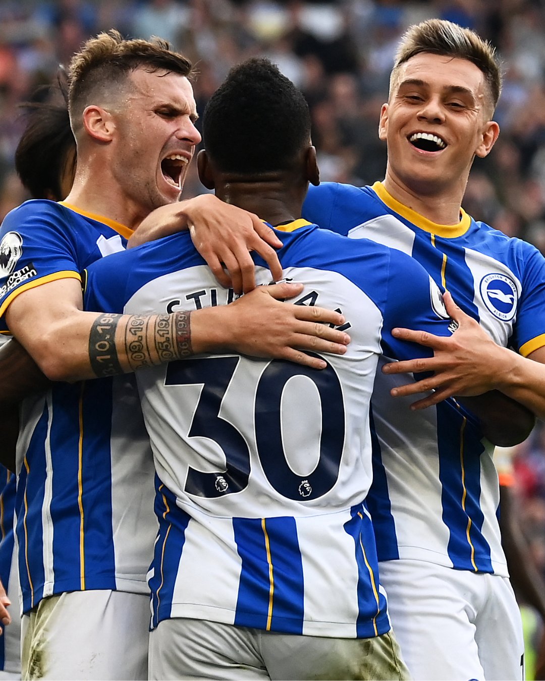 Brighton defeated Chelsea 4-1 at the Amex Stadium on Saturday