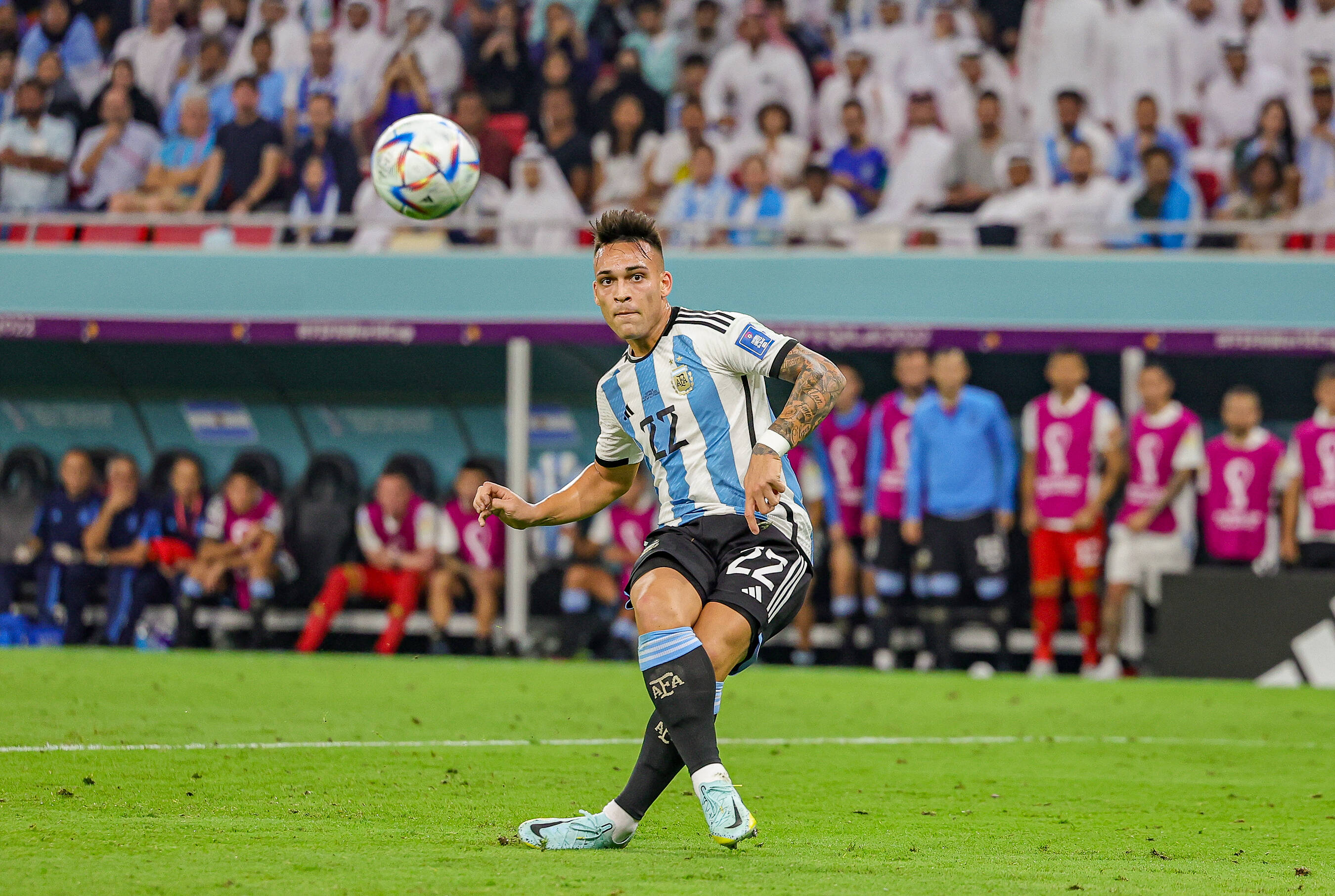 Messi marks 1000th career game with a goal to help Argentina advance to the quarter-final