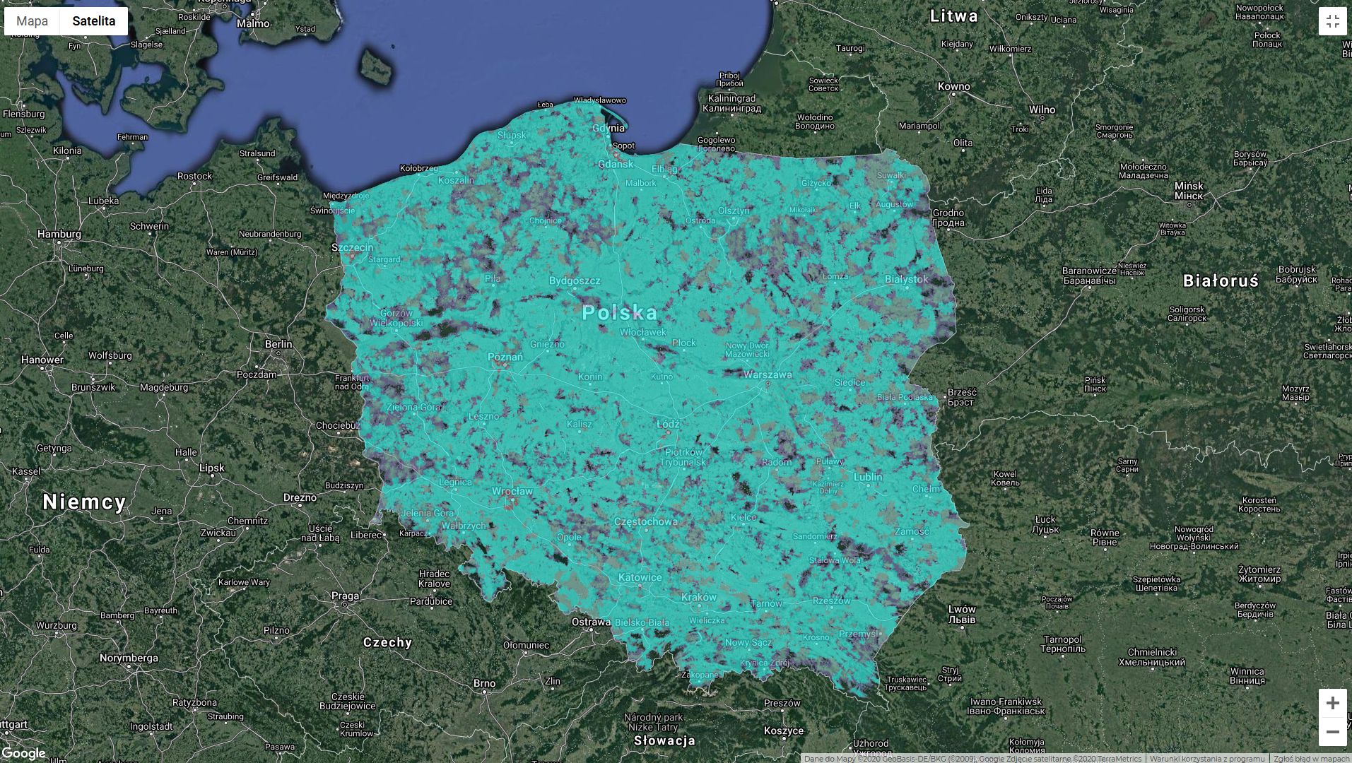 Udostępniono polską mapę sieci 5G. Sprawdź, czy jesteś w jej zasięgu
