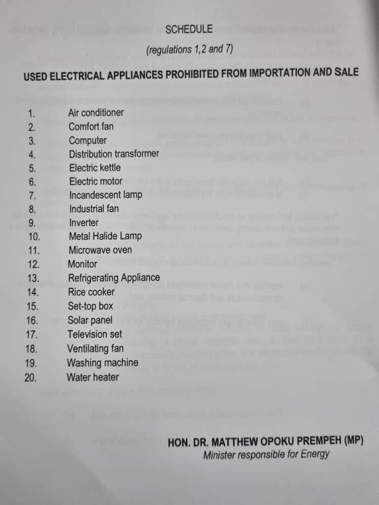 Here are all the 19 appliances Energy Commission has banned from being imported