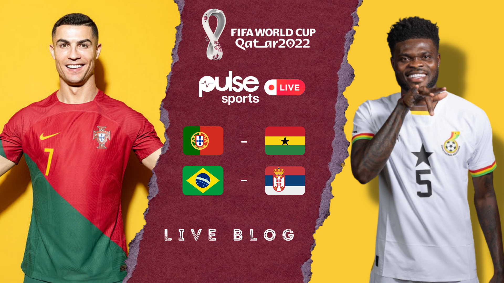 Qatar 2022 FIFA World Cup Day 5 Live blog - Portugal vs Ghana, Brazil vs Serbia