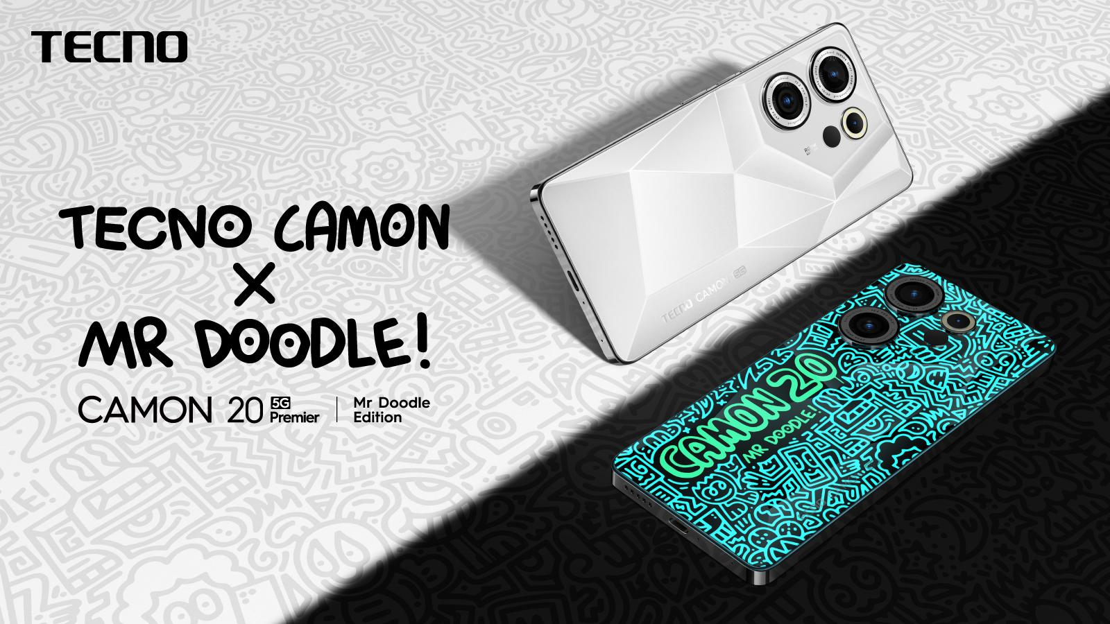 TECNO launches CAMON 20 series Mr Doodle edition with world-first  graffiti-style back cover