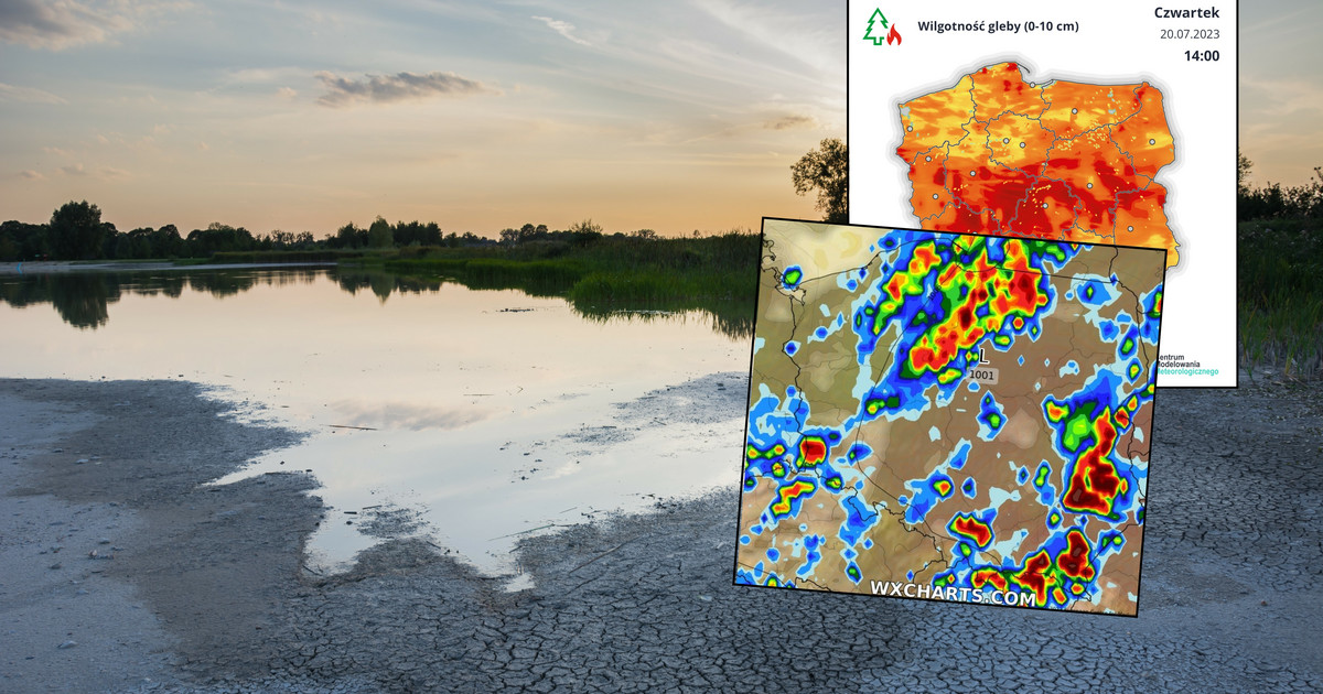 Gigantyczna susza w Polsce nadal się rozpędza. Ta mapa może wszystko zmienić
