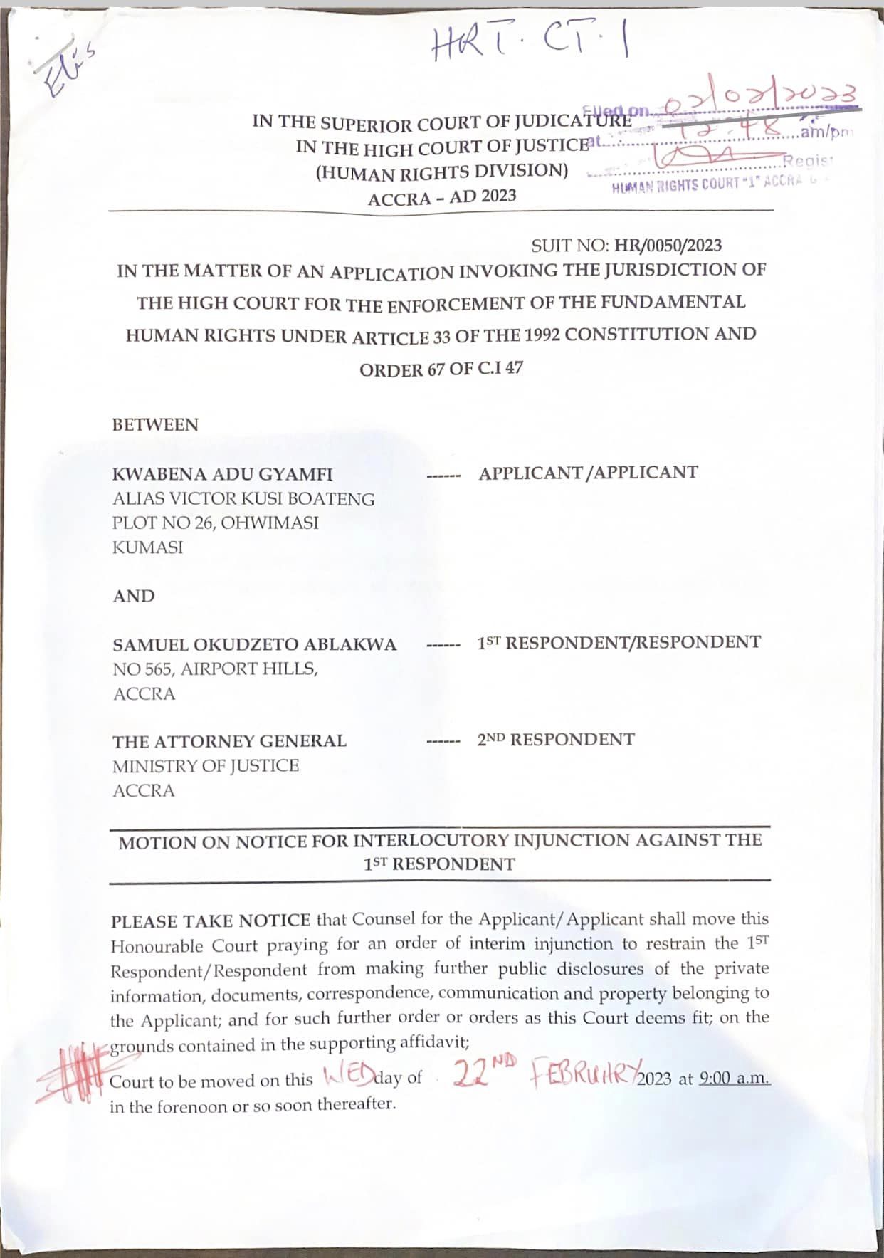 Court order