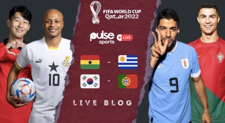 Ghana vs Uruguay live, South Korea vs Portugal live