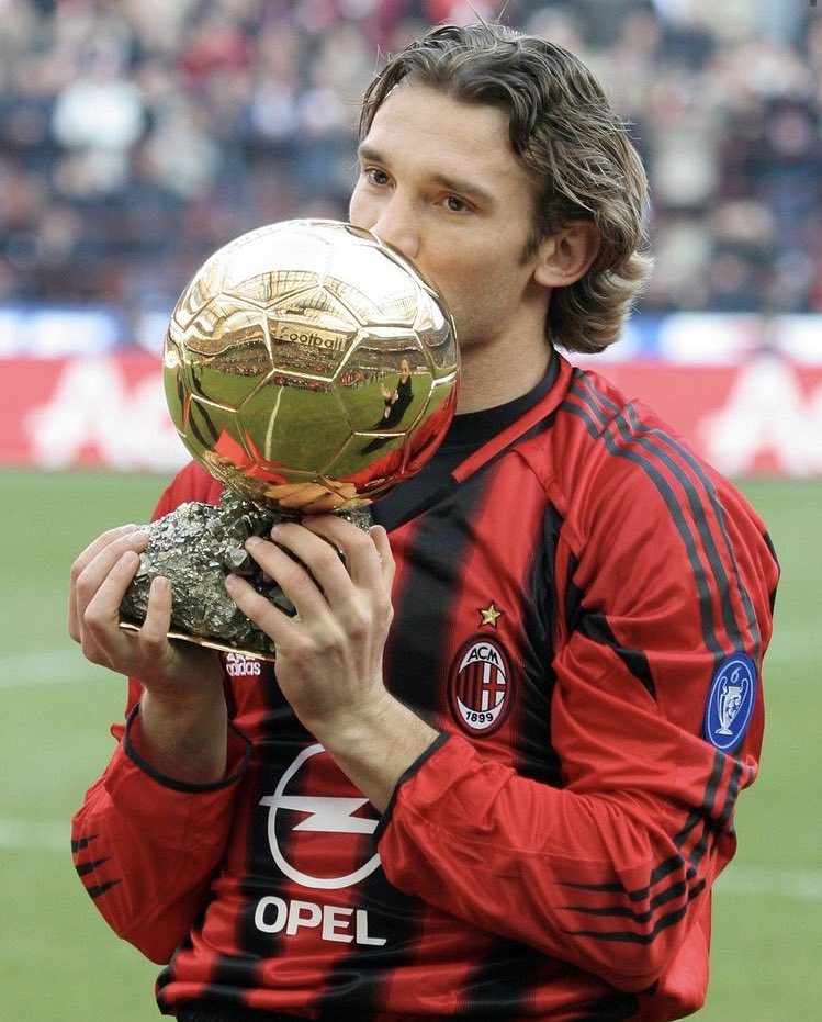 Andriy Shevchenko won the Ballon d'Or in 2004