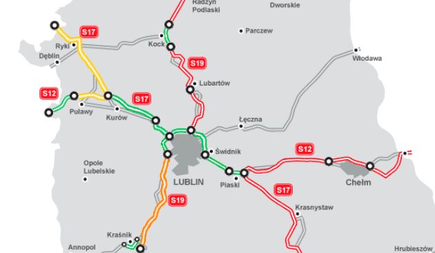 trasa lublin warszawa mapa Lublin coraz bliżej Warszawy. Jest pozwolenie na budowę odcinka 