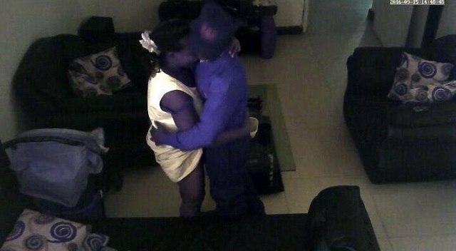 Cheating wife caught on CCTV having sex with Maiguard Pulse Nigeria image photo