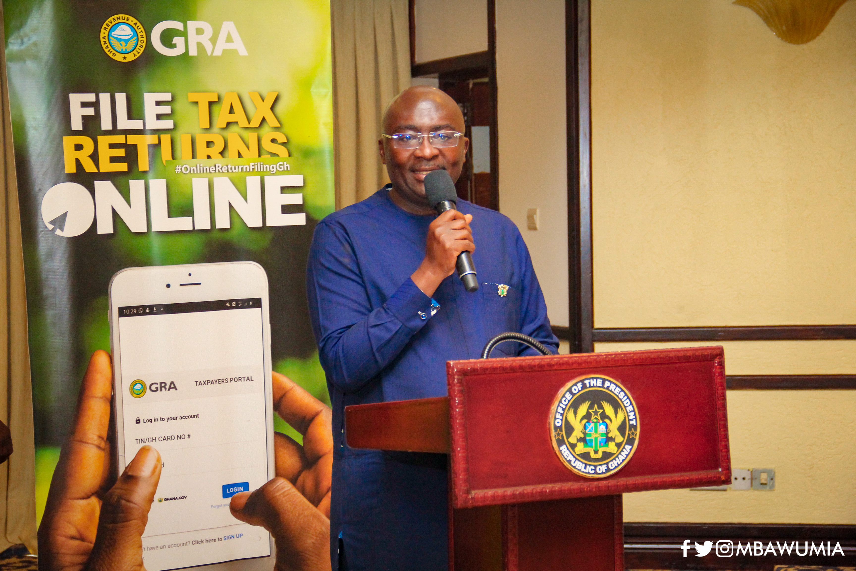 Bawumia launches digital Electronic Tax Clearance Certificate for GRA