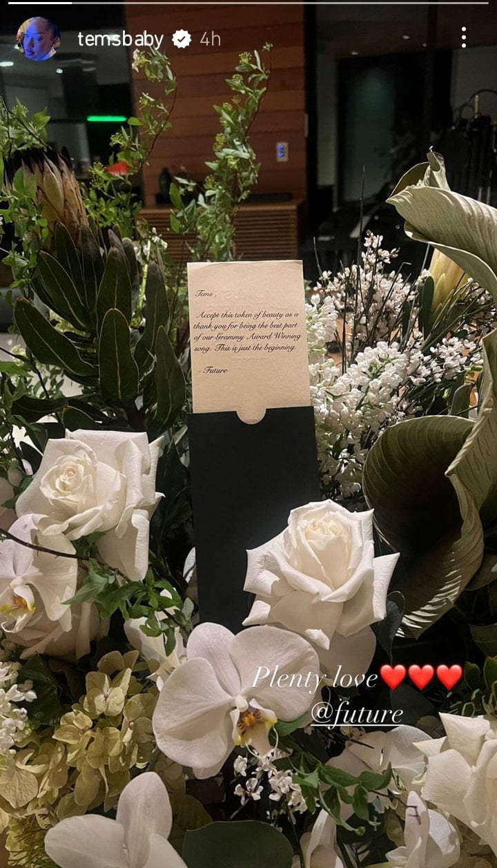 Future to Tems [Instastory]