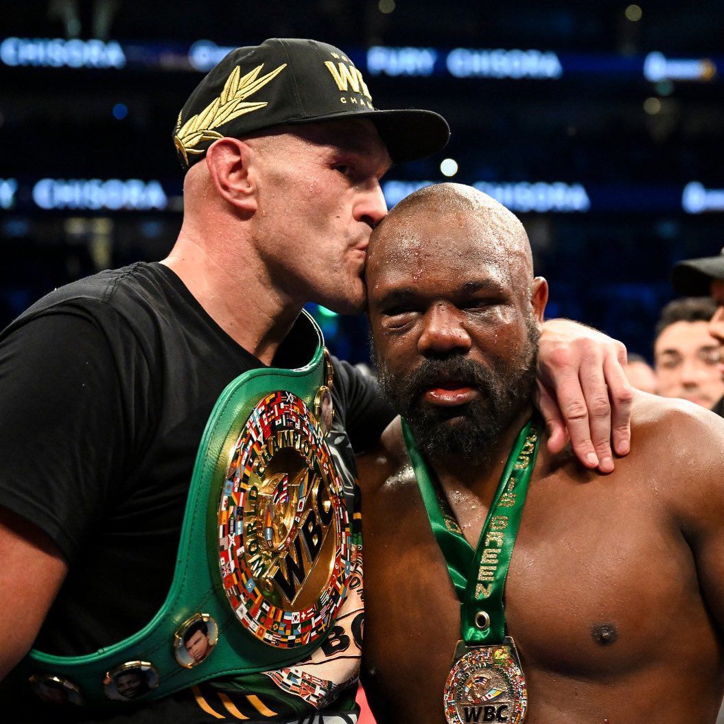 Tyson Fury defeated Derek Chisora after 10 rounds at the Tottenham Hotspur Stadium