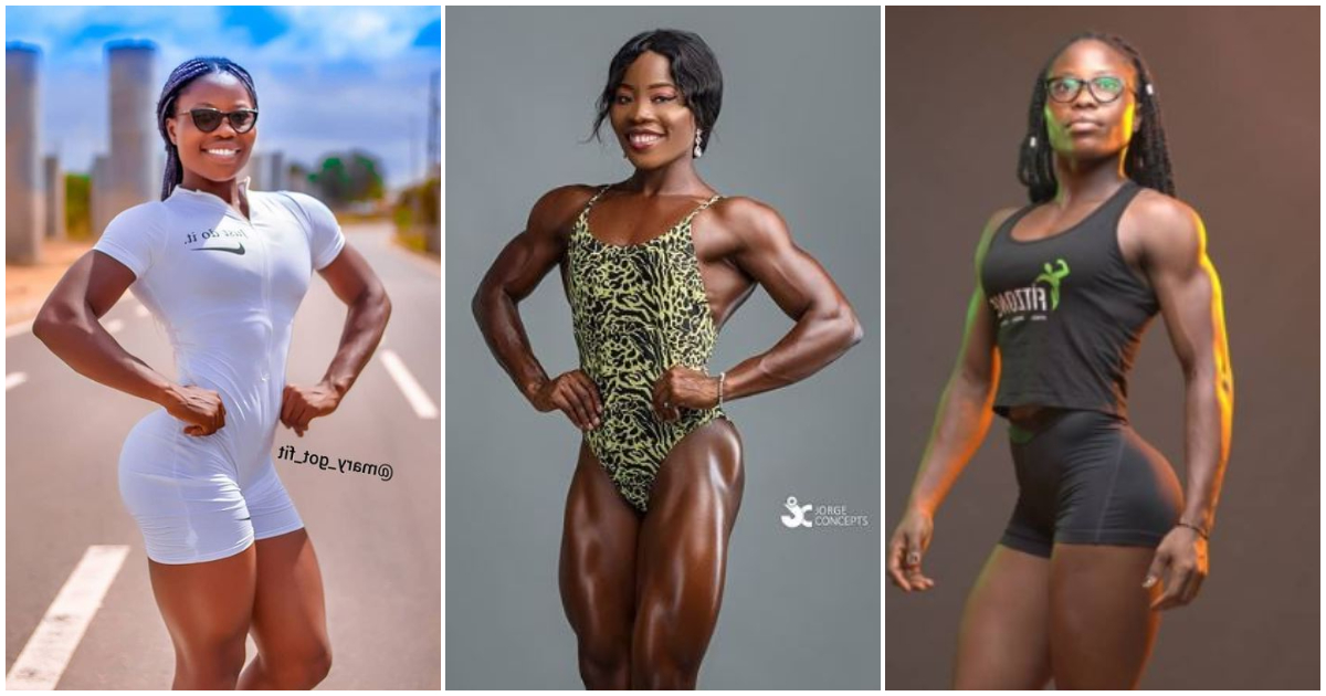 Mary Got Fit: Mary Nyarko, Ghana body bodybuilder break stereotypes - BBC  News Pidgin