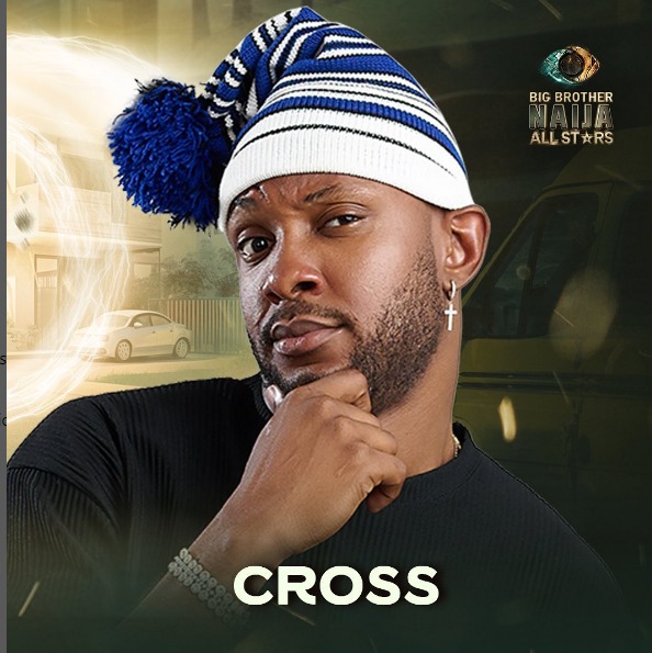 Cross enjoys a night of kisses on 'BBNaija All Stars'