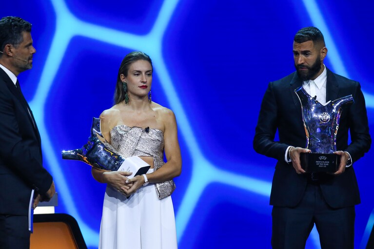 Real Madrid\'s Karim Benzema wins UEFA player of the year award
