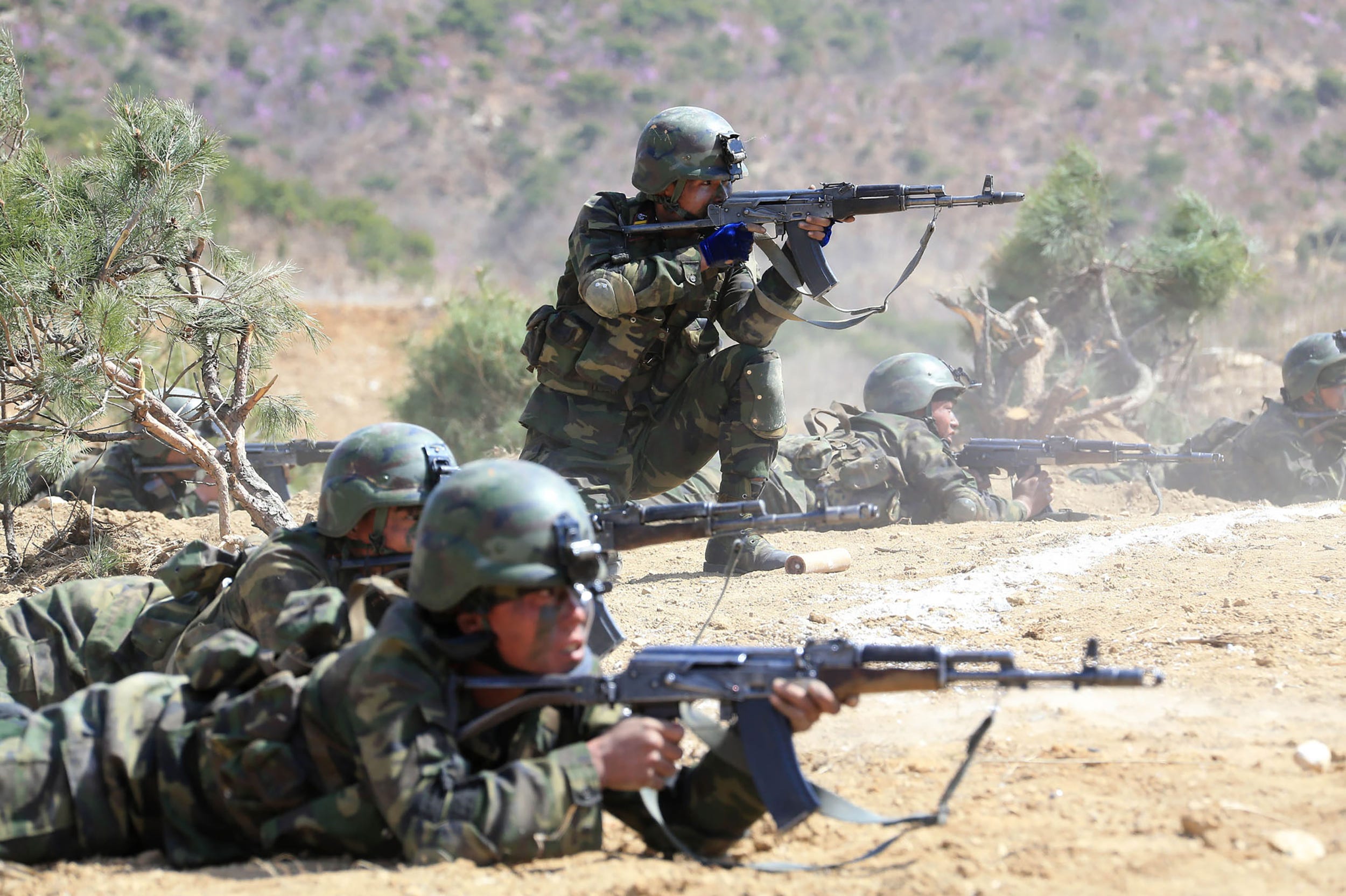 Nigeria deploys 197 troops to ECOWAS Peacekeeping mission in the Gambia.STR/AFP via Getty Images