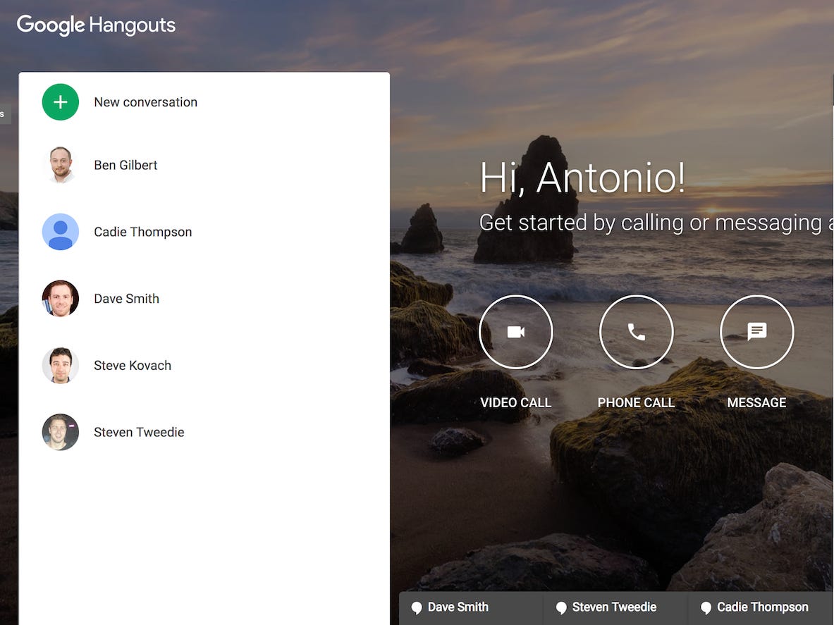 How to set up and use Google Hangouts, Google's free phone call and video  chat service, on desktop or mobile | Business Insider Africa