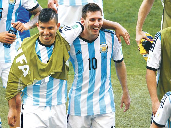Barátok közt : Agüero és Messi BL-csatája - Blikk