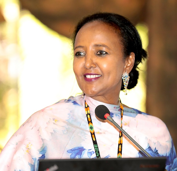 Kenya's Sports, Culture & Heritage Cabinet Secretary Amb Amina Mohamed