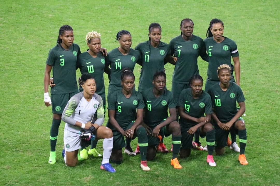 Image result for Super Falcons vs austria