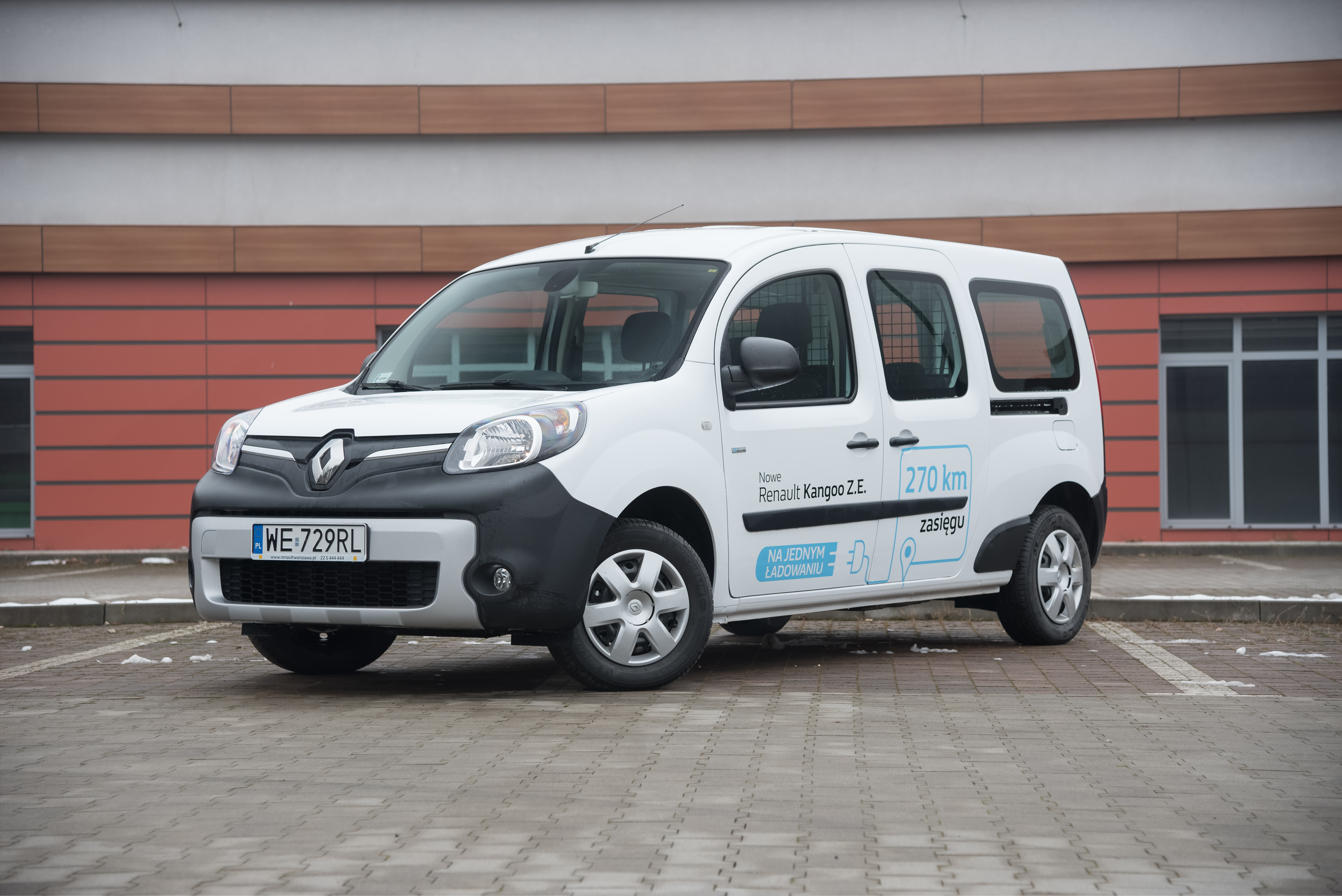 Renault Kangoo Z E 33 Elektryczny Dostawczak Test