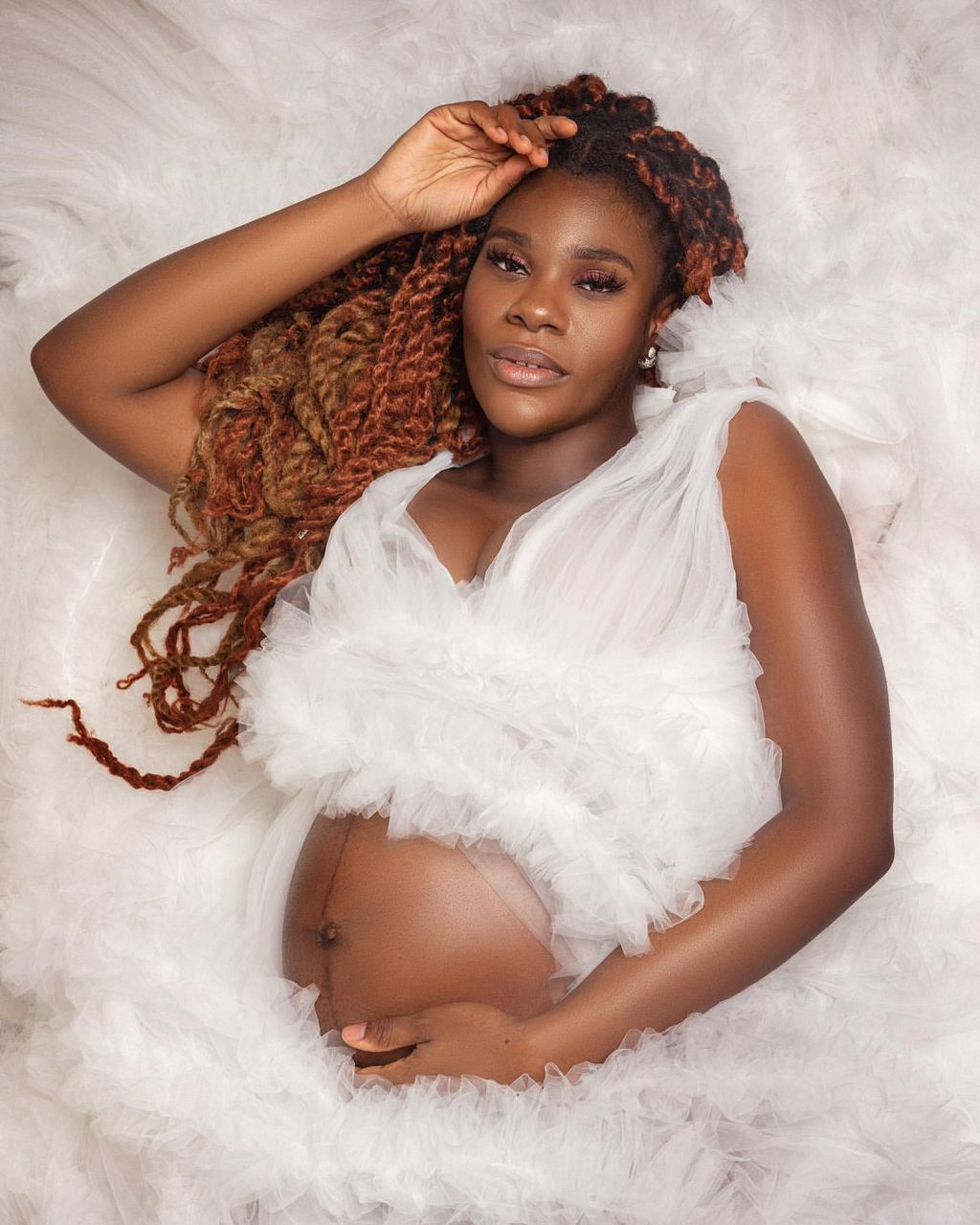 Nini Amerlise; Canadian-Ghanaian superstar model welcomes first child