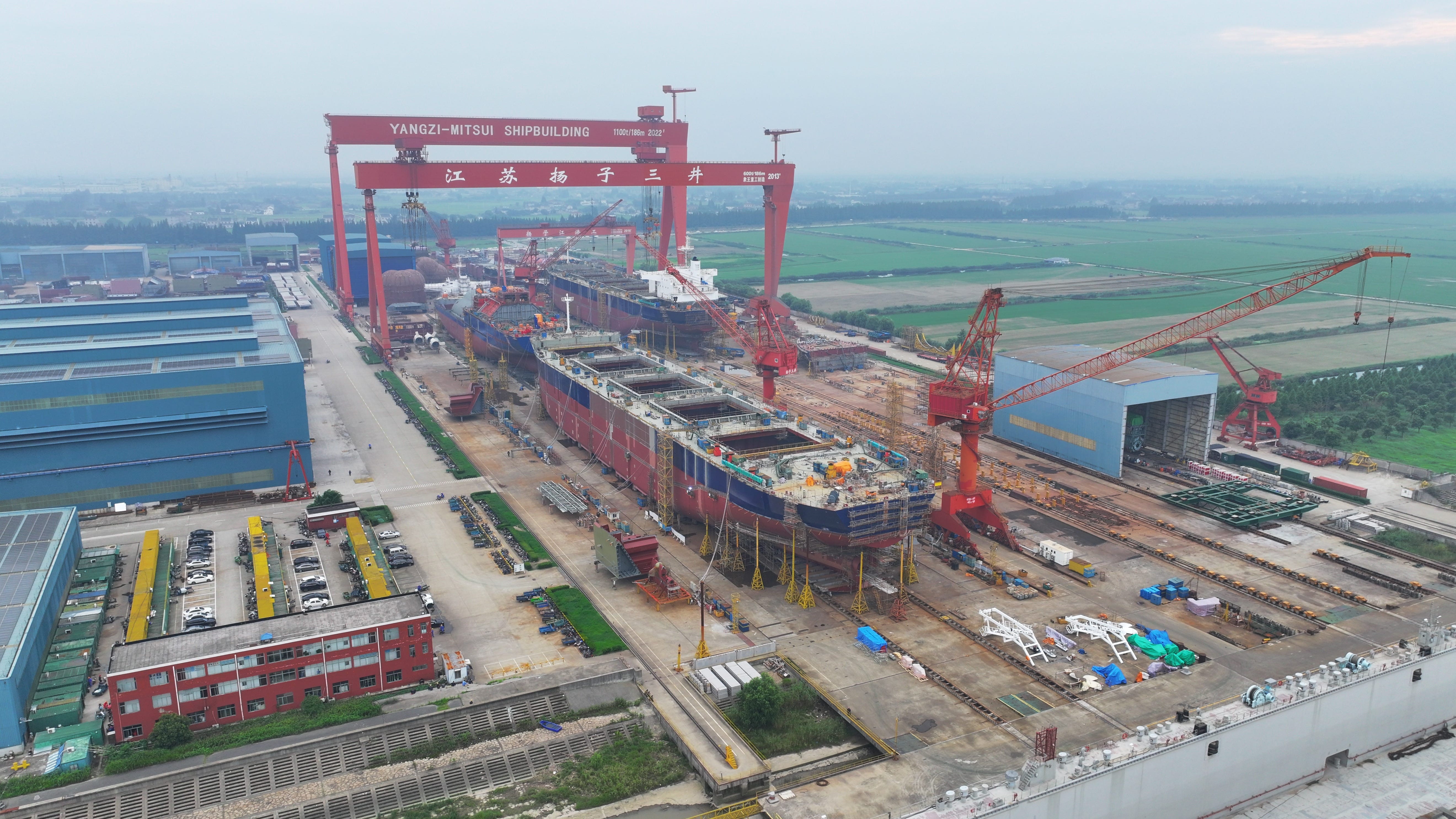 China's commercial shipbuilding capacity overshadows the rest of world.Costfoto/NurPhoto via Getty Images